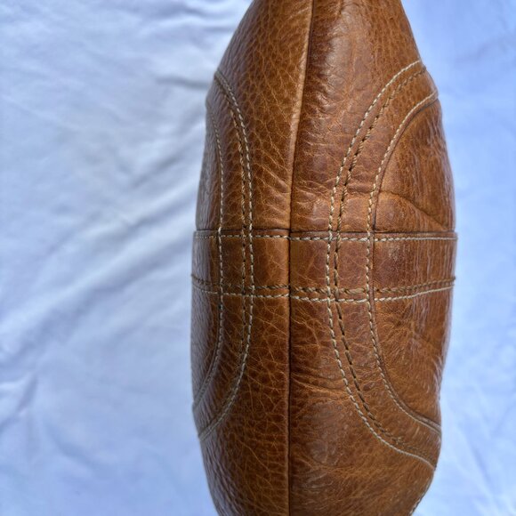 Coach Brown Leather Hobo Shoulder Bag #10043 - Picture 5 of 10